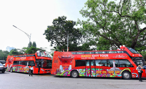 Tuyến buýt hai tầng đầu tiên ở Hà Nội hoạt động từ ngày 30/5